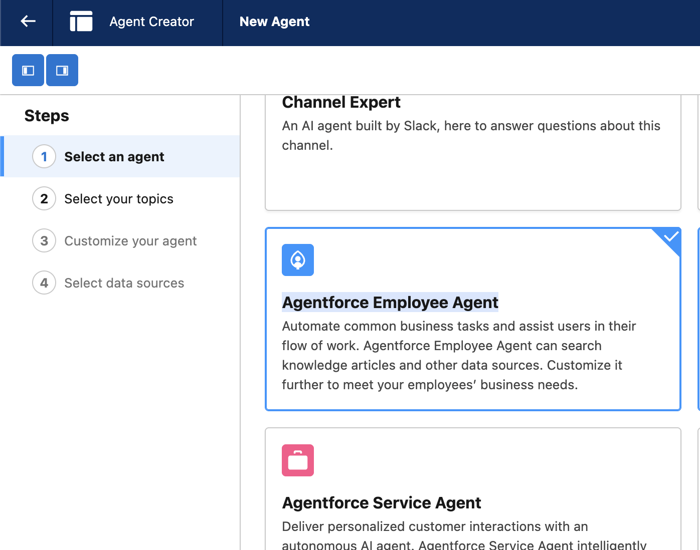 Create your first Employee Agent