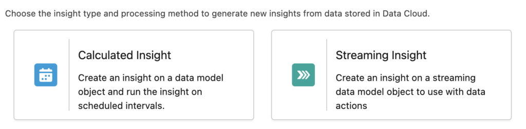 calculated and streaming insights